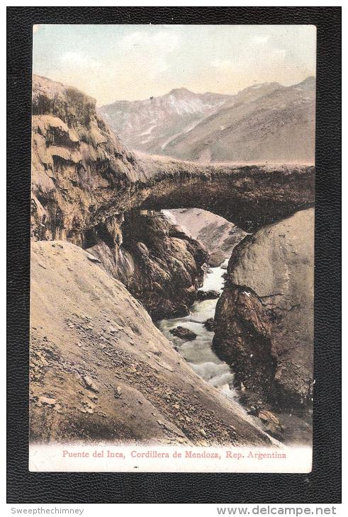 NATURAL BRIDGE Argentine ARGENTINA  PUENTE DEL INCA CORDILLERA DE MENDOZA - Argentine