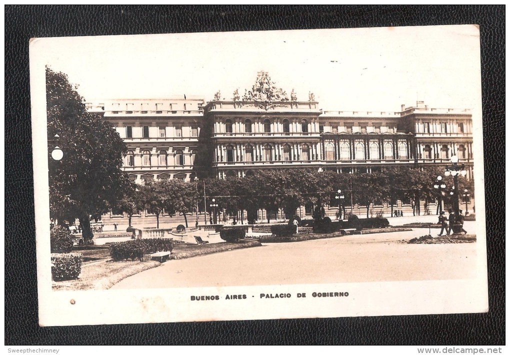 RP ARGENTINA BUENOS AIRES PALACIO DE GOBIERNO No 587? G BOURQUIN Y CIA - Argentina