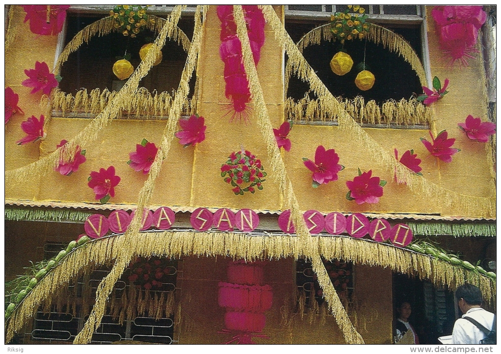 Pahiyas-Lucban, Quezon.  Rice Wafers Used As Decorations    Philliphines.  # 630 # - Philippines