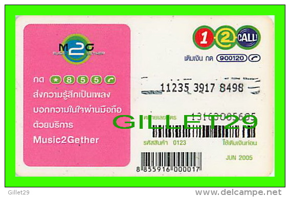 TÉLÉCARTES THAILANDE - THE WILD THORNBERRYS MOVIE - JUNGLE PRINCESS - 300 BAHT - 06/2005 - PHONECARDS - - Cinéma