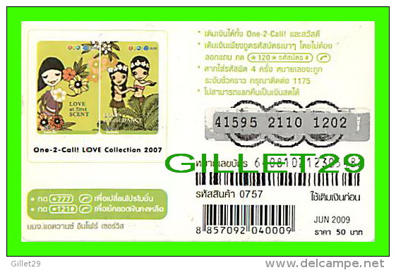 TÉLÉCARTES THAILANDE - LOVE AT FIRST DANCE - LOVE COLLECTION - 50 BAHT - 06/2009 - PHONECARDS - - Thailand