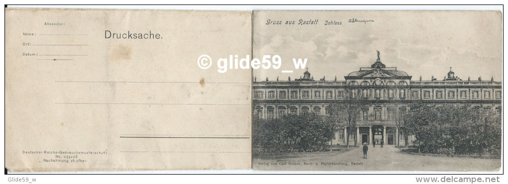 Gruss Aus RASTATT - Schloss (animée) - N° 253228 - Rastatt