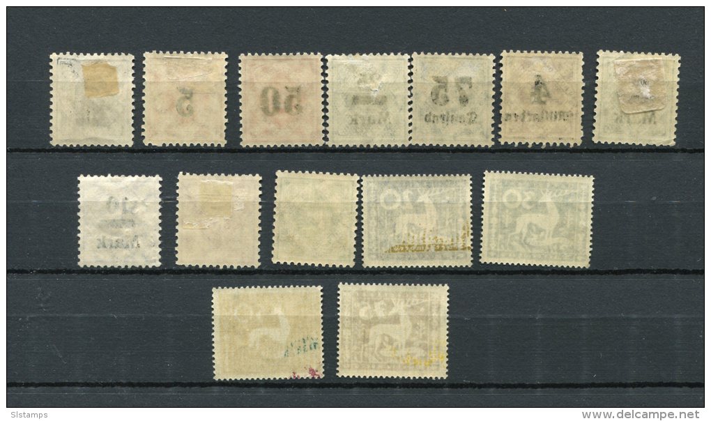 Germany 1919-3 Accumulation MH Some Overprint Numerical Wurttemberg - Nuovi