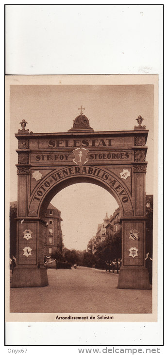 SELESTAT-SCHLETTSTADT (Bas-Rhin)  Porte Arc Ste-Foy - Ste Georges-  VOIR 2 SCANS - - Selestat