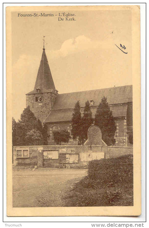 E3445 - FOURON SAINT MARTIN  -   L'église - Fourons - Voeren