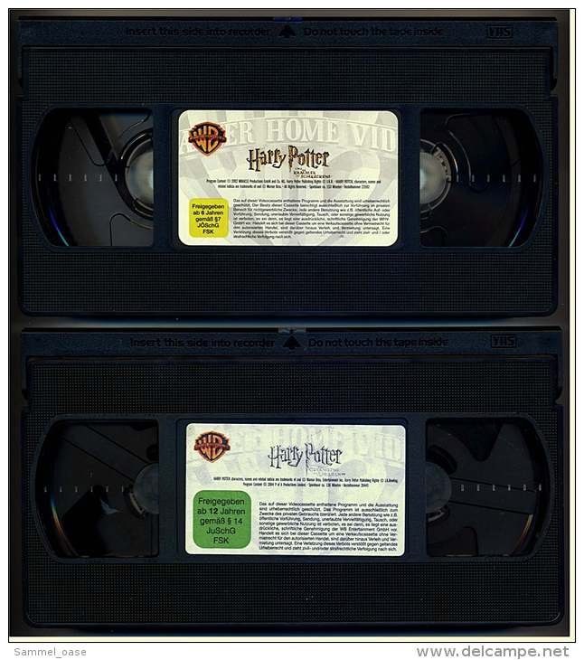 2 X VHS Video  - Videocasetten  -  Harry Potter Und Der Gefangene Von Askaban - Die Kammer Des Schreckens - Sci-Fi, Fantasy