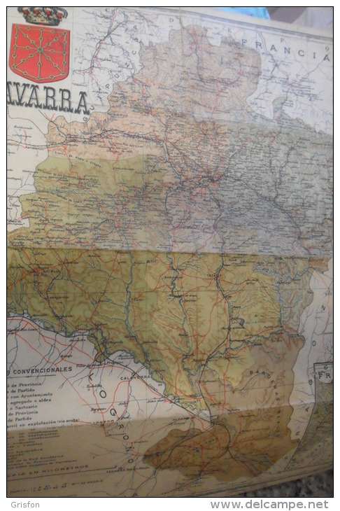 Navarra Mapa - Europa