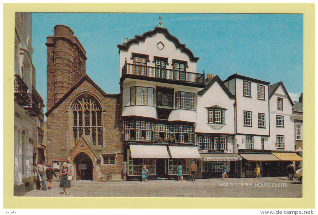 EXETER [Devon ~ Angleterre ~ Royaume Uni] --> Mol's Coffee House And Cathedral Close - Exeter