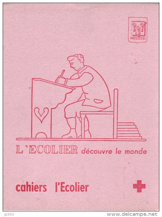 Buvard Neuf L'écolier Découvre Le Monde (Cahiers L'écolier) - Années 1950/60 - Otros & Sin Clasificación