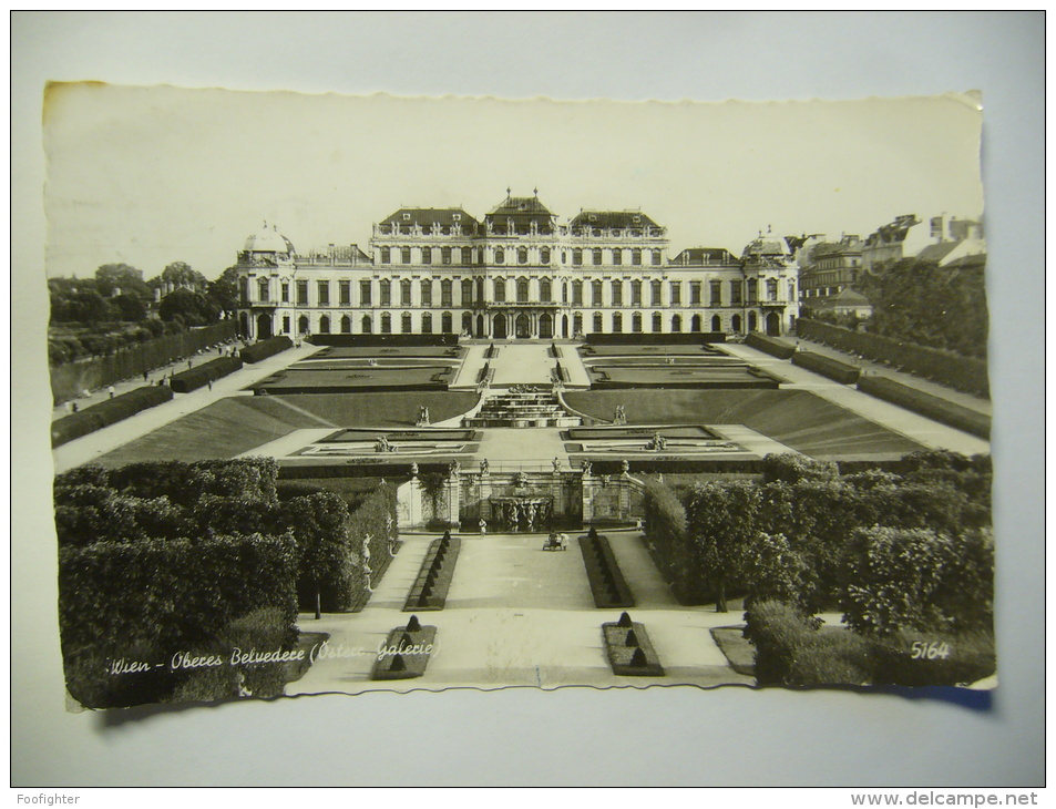 Austria: Wien - Oberes Belvedere Used 1960´s, Small Format - Belvédère