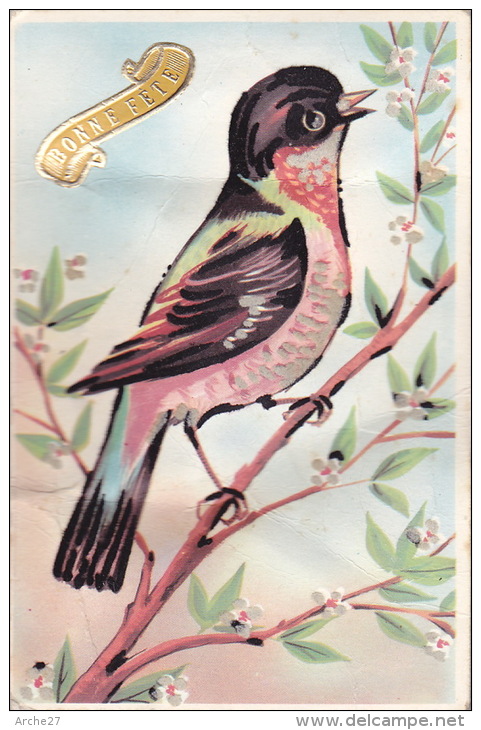 CPA - Système Pouic Pouic - Oiseau - Dreh- Und Zugkarten