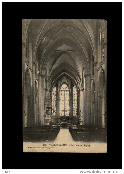 14 - VILLERS-SUR-MER - Intérieur église - Villers Sur Mer