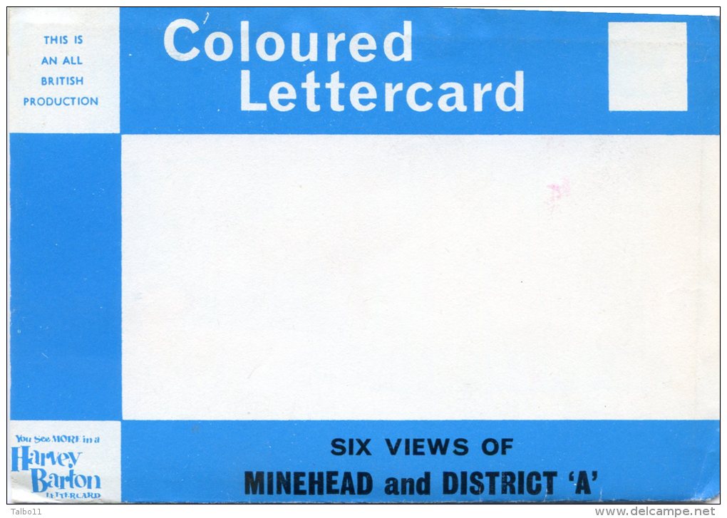 Lettre Avec 6 Vues De MINEHEAD - Minehead