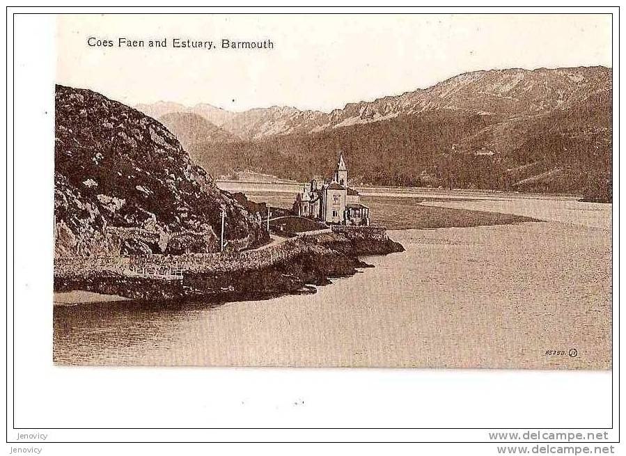 COES FAEN AND ESTUARY. BARMOUTH. REF 15451 - Merionethshire