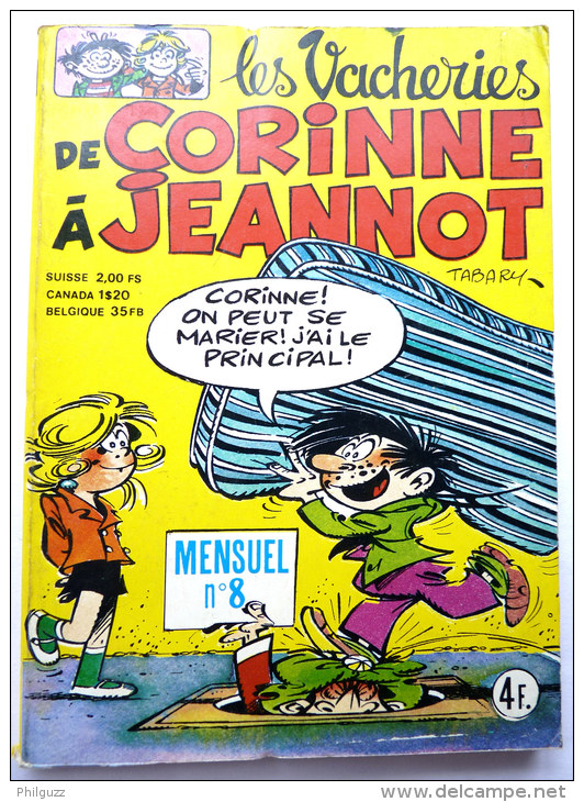 PETIT FORMAT LES VACHERIES DE CORINNE A JEANNOT N°8 - - Corinne Et Jeannot