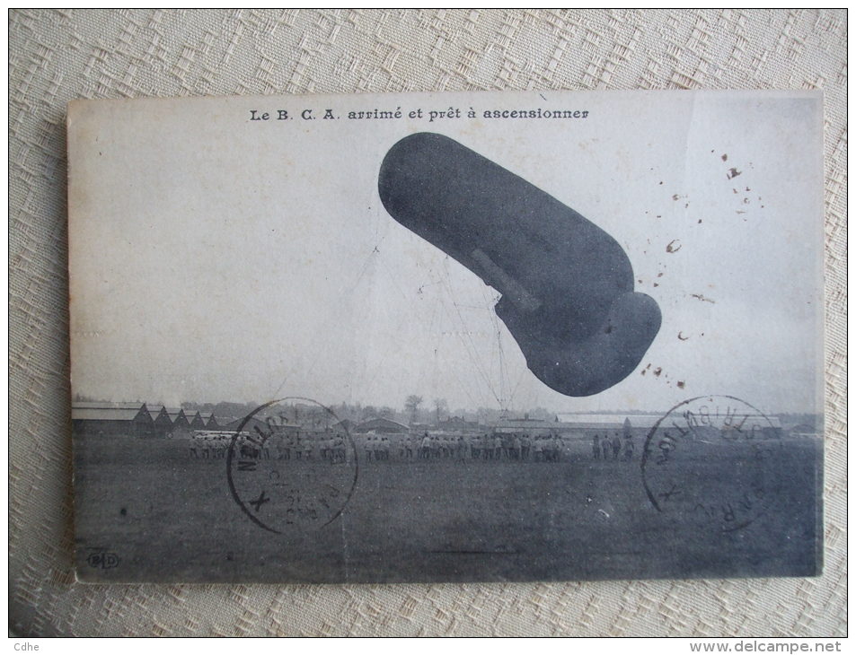 CHI13- MONTGOLFIERE - LE B.C.A.ARRIME ET PRÊT A ASCENSIONNER - Fesselballons