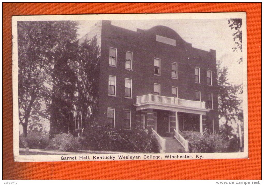 1 Cpa Garnet Hall Kentucky Wesleyan College Winchester - Autres & Non Classés
