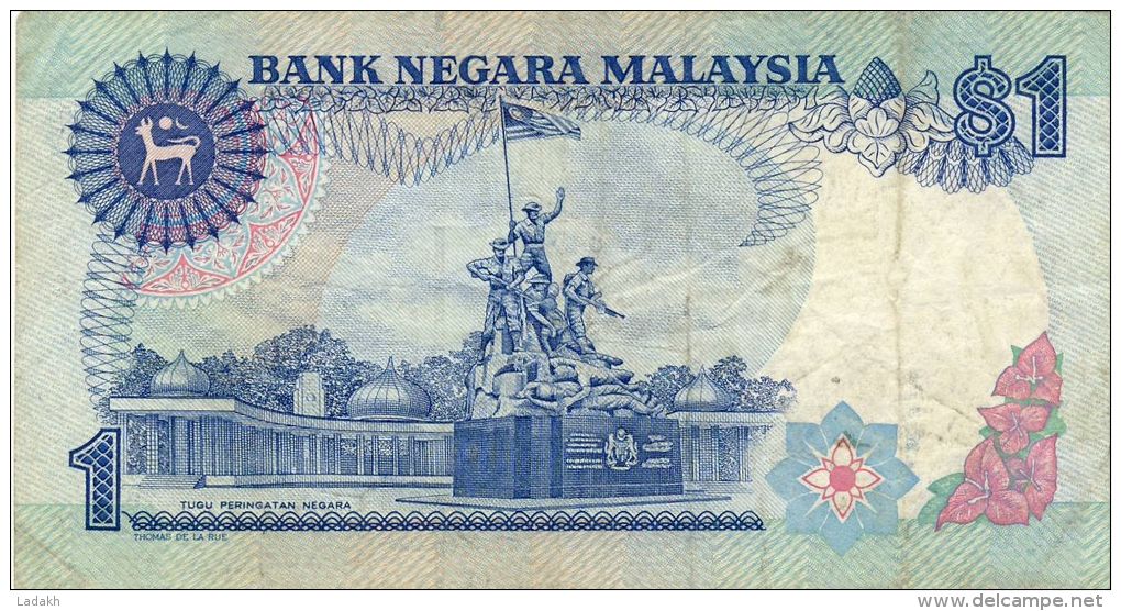 BILLET # MALAYSIE # 1986/89 # PICK 27 # 1 RINGGIT  # CIRCULE # - Malesia