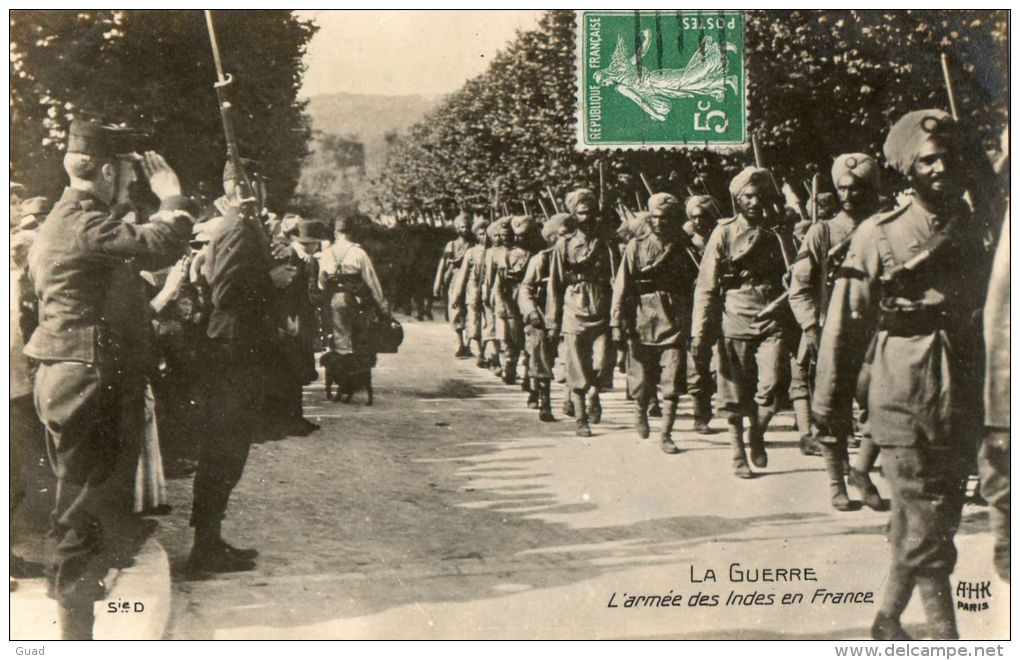 WW1  TROUPES INDIENNES ANGLAISES INDES - Guerra 1914-18