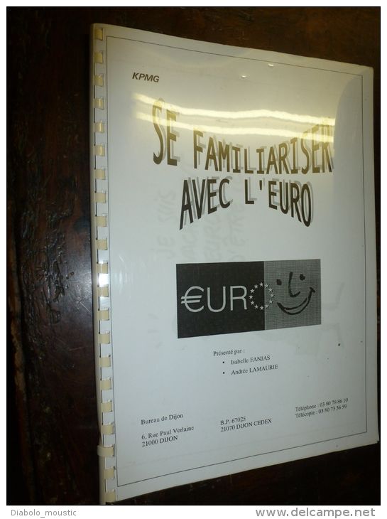 SE FAMILIARISER AVEC L' EURO - Boekhouding & Beheer