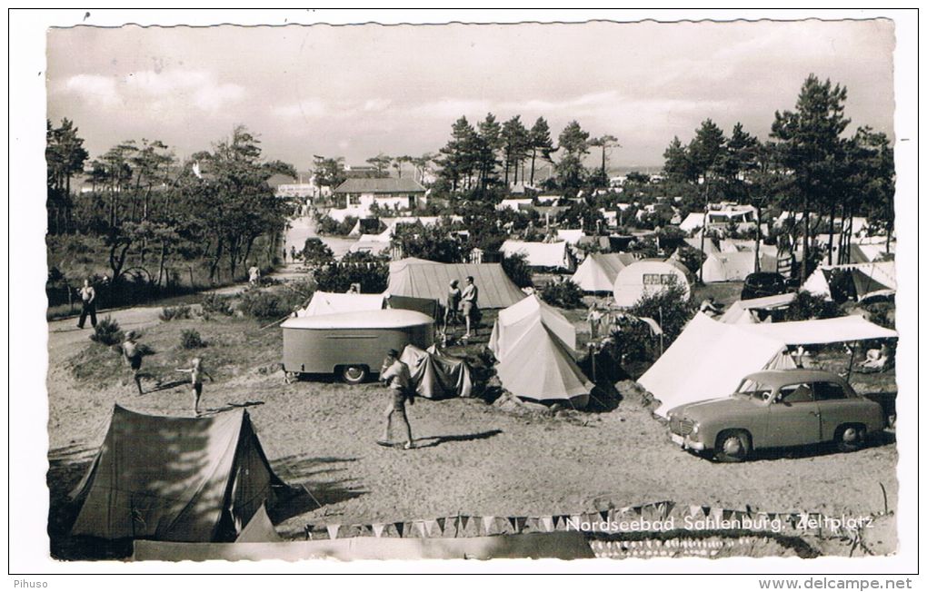 D4017   SAHLENBURG : Zeltplatz - Cuxhaven