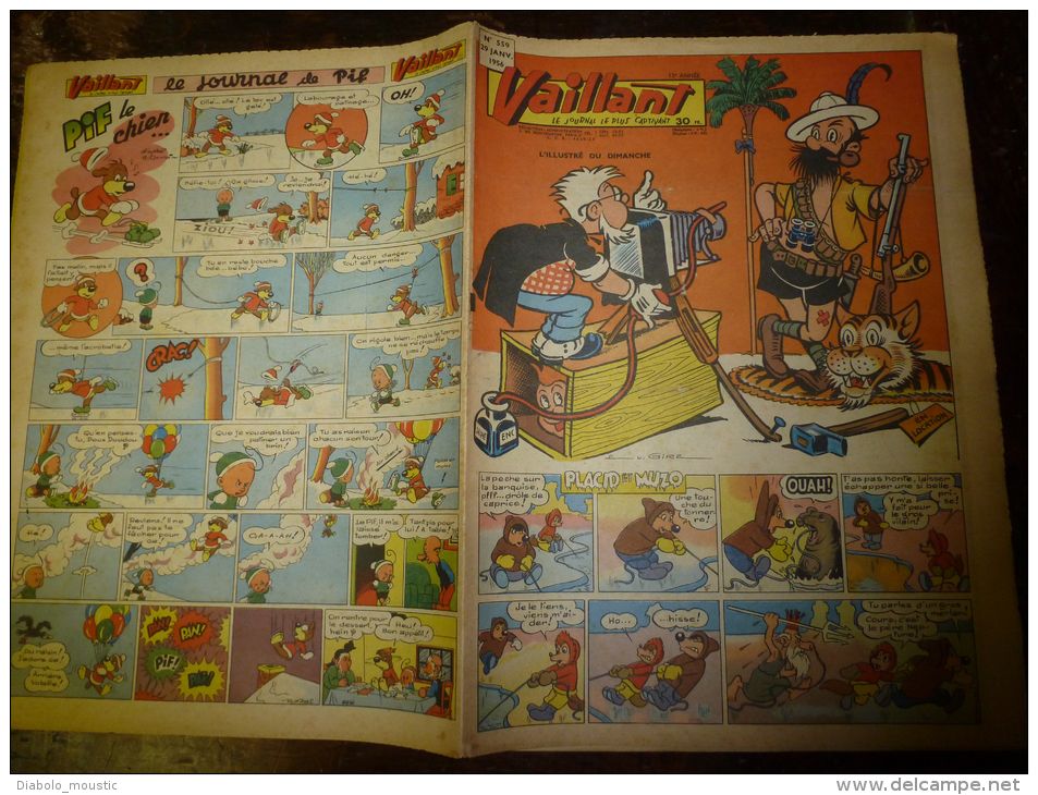 29 Janvier 1956  VAILLANT    Le Journal Le Plus Captivant - Vaillant