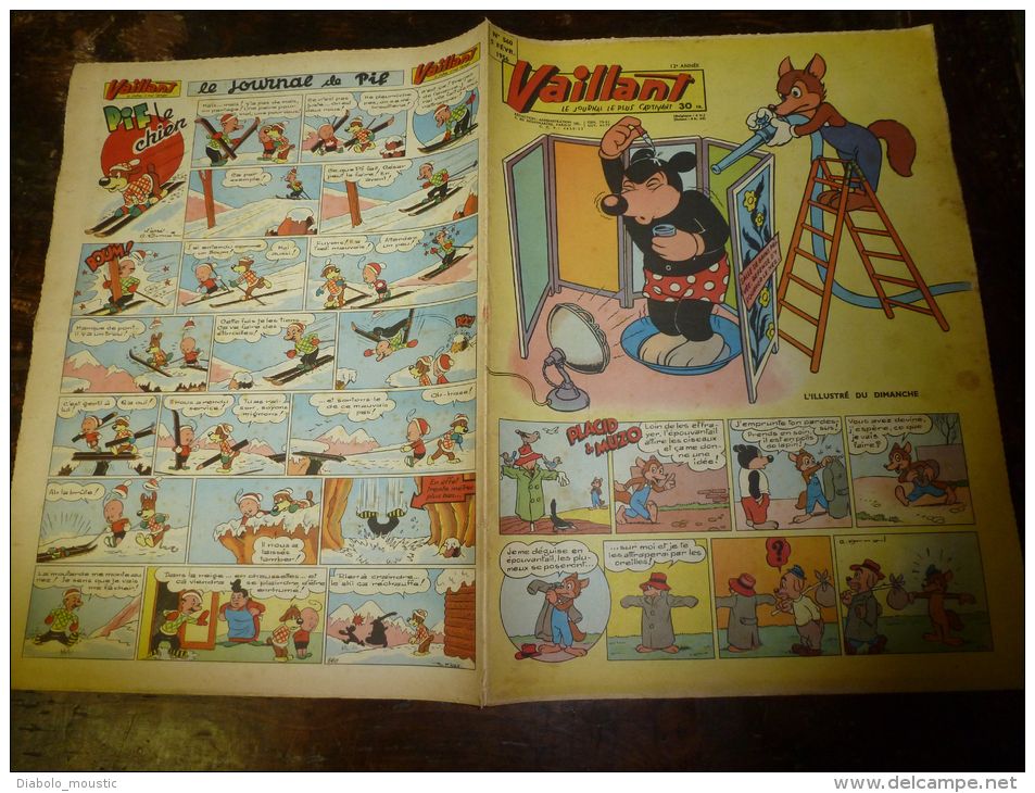 5 Février 1956  VAILLANT    Le Journal Le Plus Captivant - Vaillant