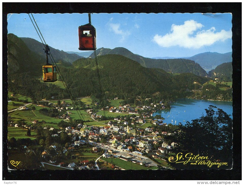 CPM Autriche St. GILGEN Die Perle Am Wolfgangsee Vue Générale Et Le Téléphérique - St. Gilgen