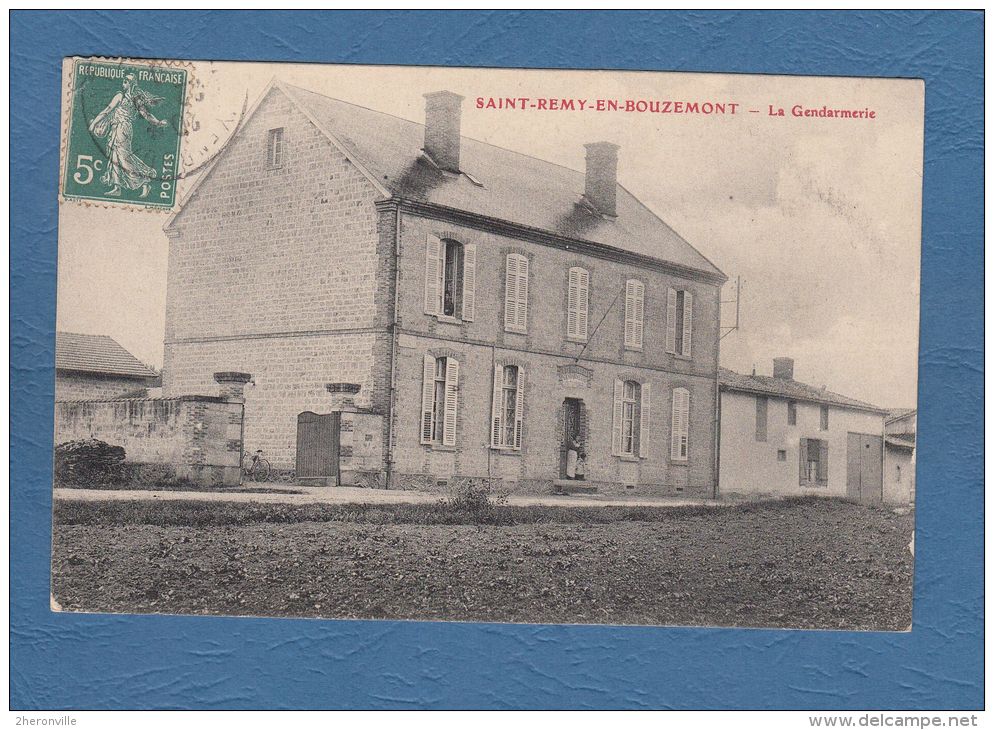 CPA - SAINT REMY En BOUZEMONT - La Gendarmerie - Saint Remy En Bouzemont