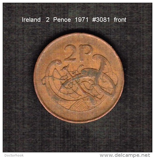 IRELAND    2  PENCE  1971  (KM # 21) - Irland