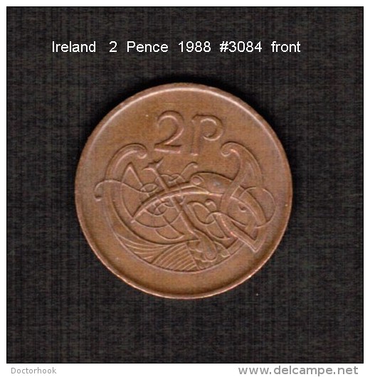 IRELAND    2  PENCE  1988  (KM # 21) - Irlande