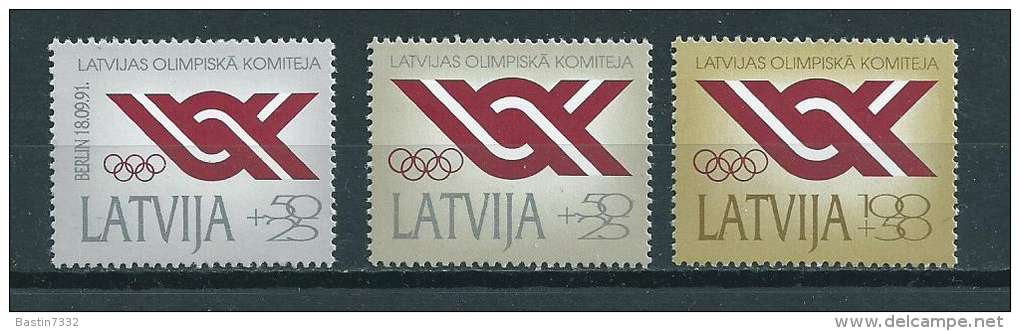 1992 Letland/Latvia Complete Set Olympic Comité MNH,Postfris,Neuf Sans Charniere - Latvia