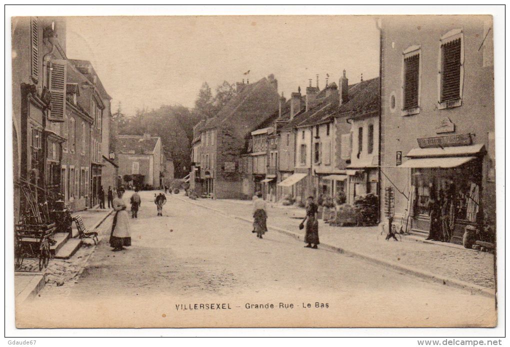 VILLERSEXEL (70) - GRANDE RUE - LE BAS - Autres & Non Classés