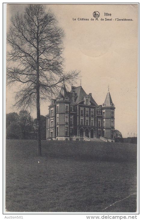 19612g CHATEAU De M. De SMET - T'SERSTEVENS - Ittre - 1909 - Ittre