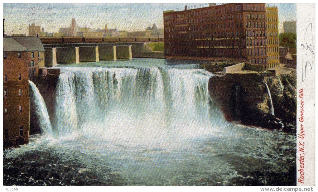 ROCHESTER - N.Y. Upper Genessee Falls - Edit: H.C. Leighton Co - Rochester