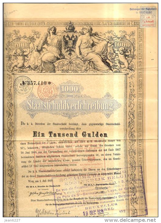 Bon Du Trésor Autrichien 1868 - A - C