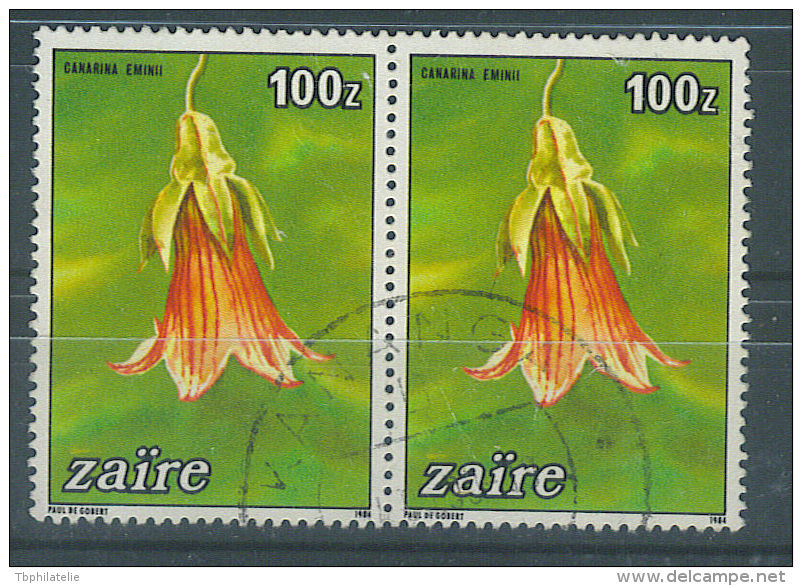 VEND BEAUX TIMBRES DU ZAIRE N° 860 EN PAIRE !!!! (b) - Used Stamps