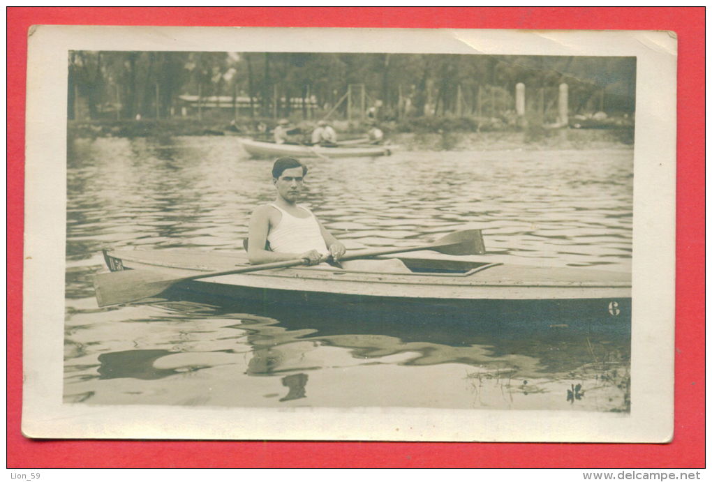 135923 / REAL PHOTO - SPORT - WIEN 1930 Canoe Rowing Rudersport Aviron Roeien Remo Canottaggio - Austria Osterreich - Rudersport