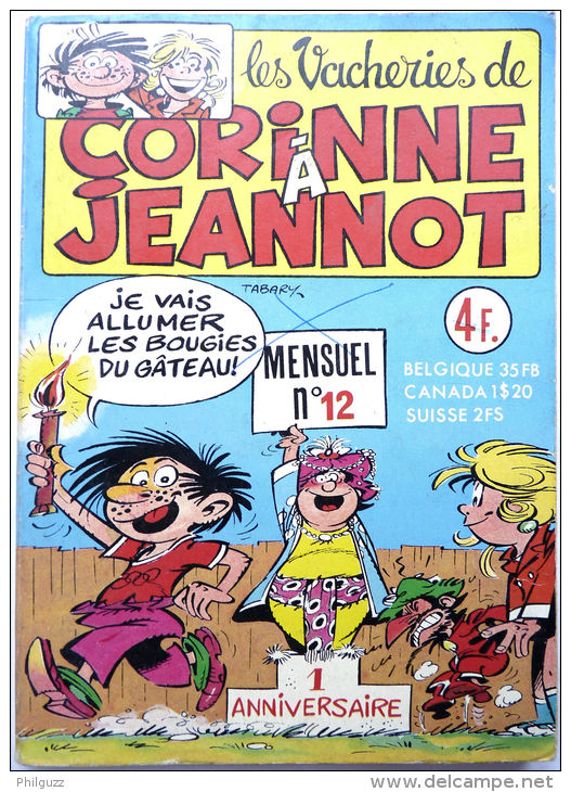 PETIT FORMAT LES VACHERIES DE CORINNE A JEANNOT N°12 - Corinne Et Jeannot