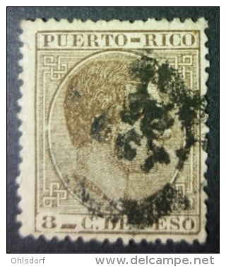 PUERTO RICO 1882-84: Edifil / YT 66, O - FREE SHIPPING ABOVE 10 EURO - Porto Rico