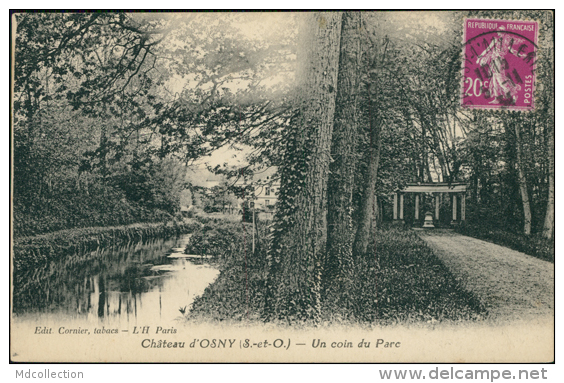 95 OSNY / Le Château, Un Coin Du Parc / - Osny