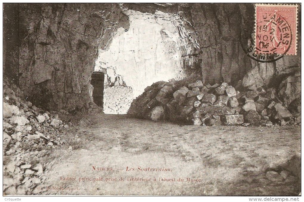 80260 NAOURS - LES SOUTERRAINS En 1904 - Naours