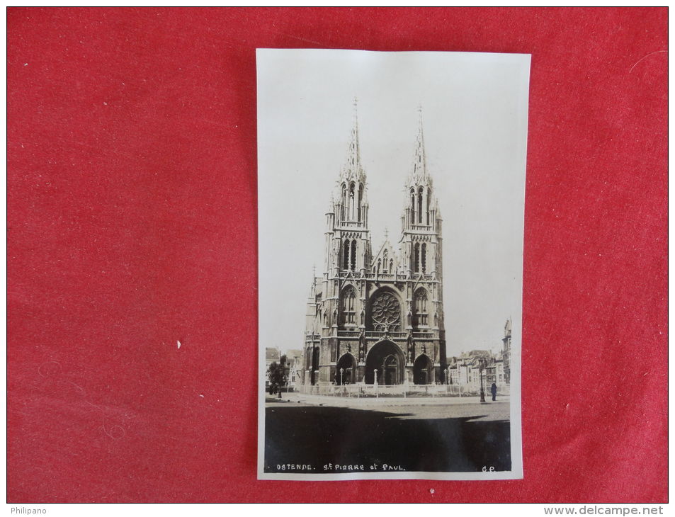 Belgium  West Flanders  Oostende   St Pierre  St Paul  RPPC-- - Not Mailed       Ref--1109 - Oostende