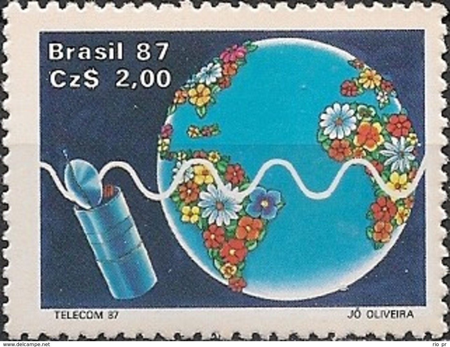 BRAZIL - TELECOM'76, GENEVA 1987 - MNH - Telecom