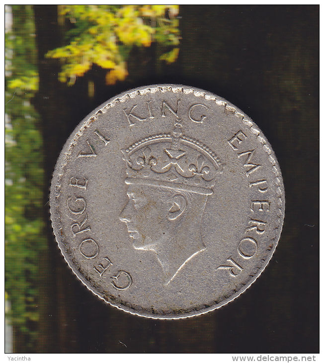 @Y@    BRITISH India 1/4 Rupee 1940 (2395) - India