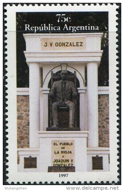 GA0314 Argentina 1997 Gang Zha Juarez Monument 1v MNH - Neufs