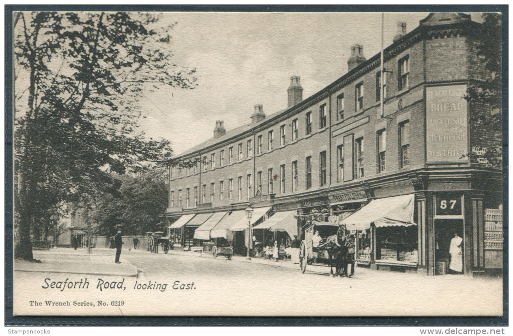 Seaforth Road Liverpool - Wrench Series Postcard - Liverpool