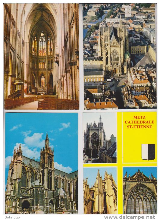 22 CPM DPT 57 METZ, CATHEDRALE ST ETIENNE - 5 - 99 Postales