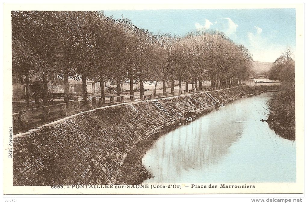 Pontailler-sur-Saône - Place Des Marronniers - Autres & Non Classés