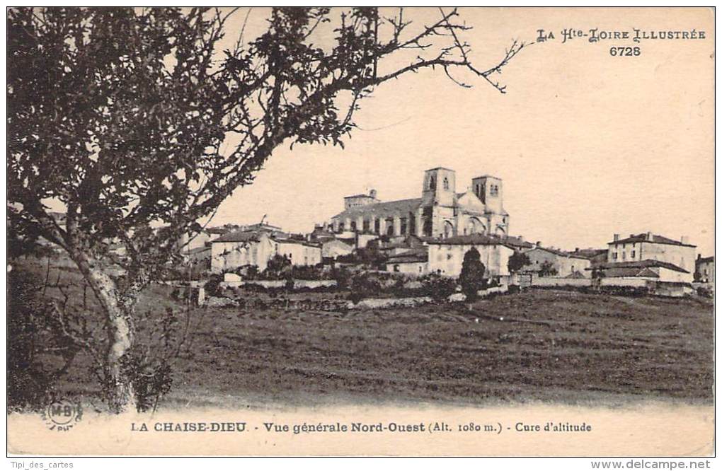 43 - La Chaise-Dieu - Vue Générale Nord-Ouest - La Chaise Dieu